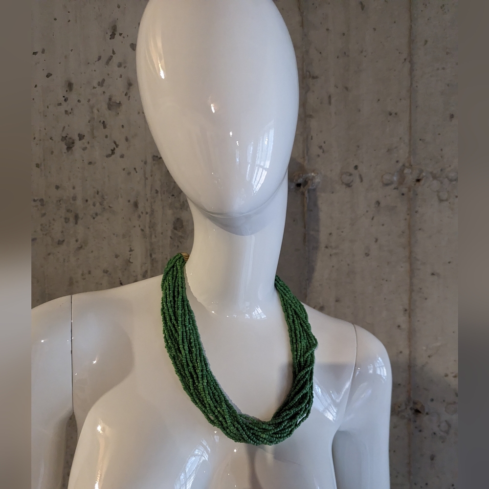 Jack E Ohs NYC beaded necklace